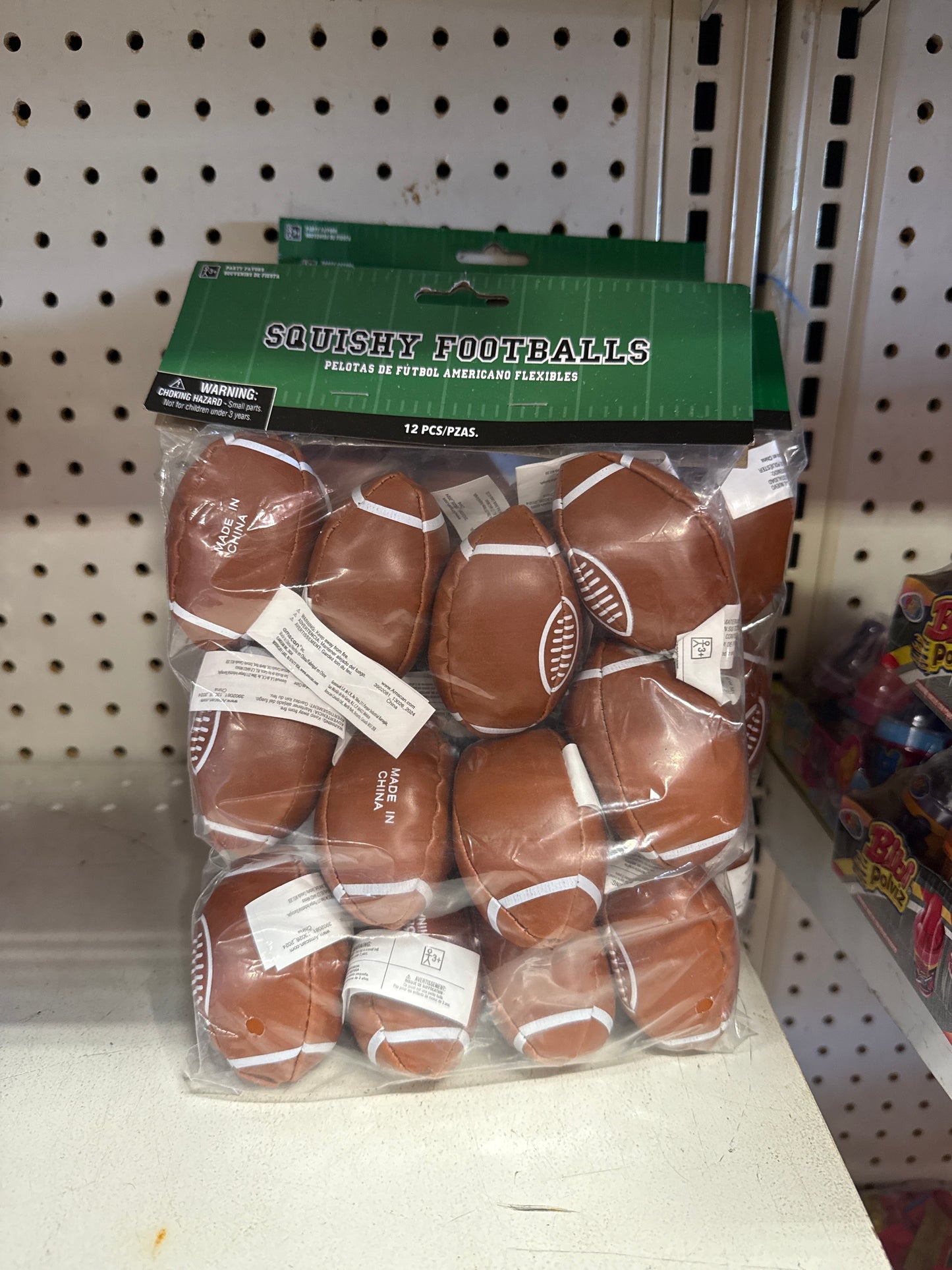 Squishy Footballs 12pk