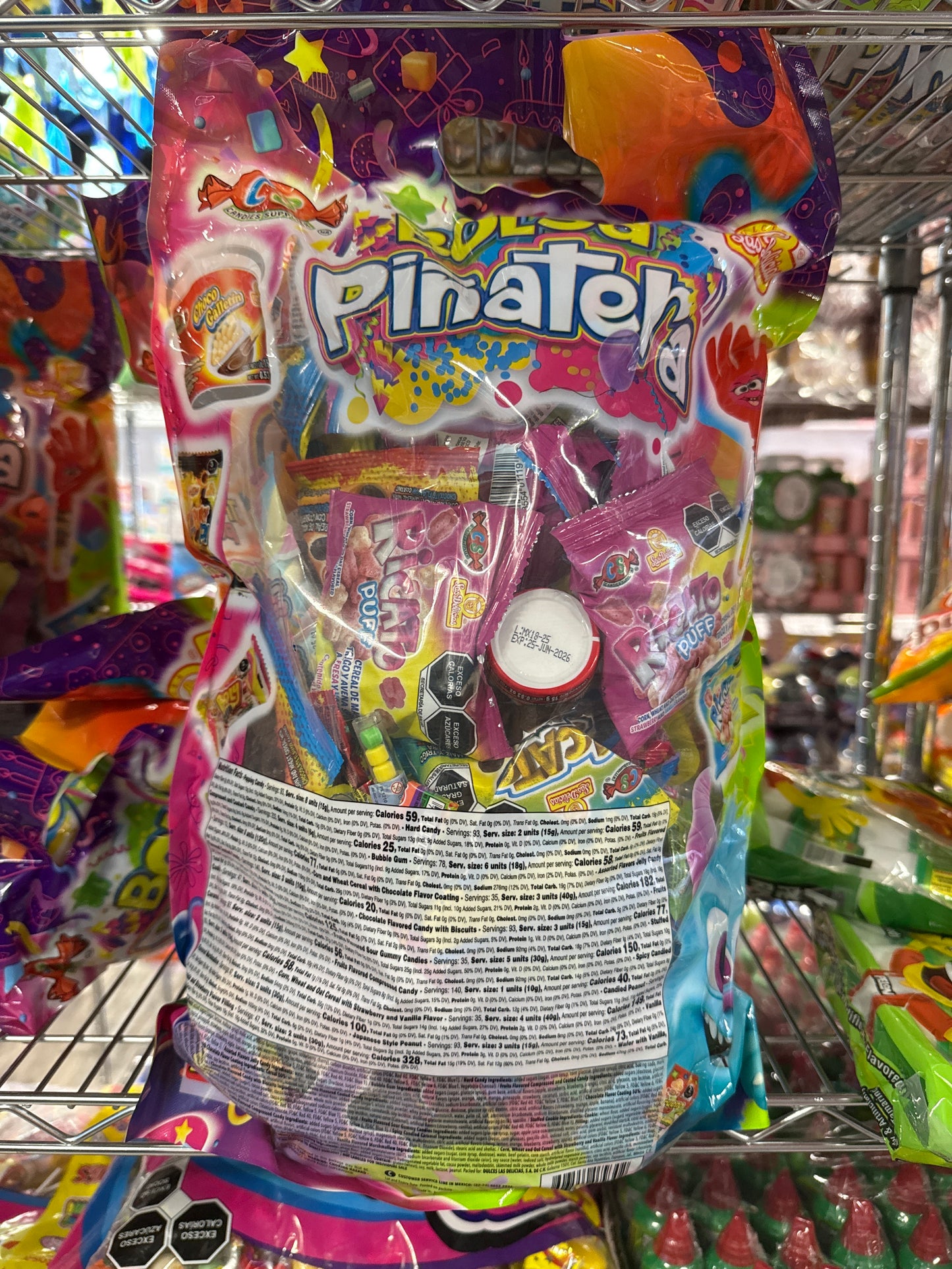 Surprise Toys Bolsa Pinatera Candies Cookies and Toys Mix