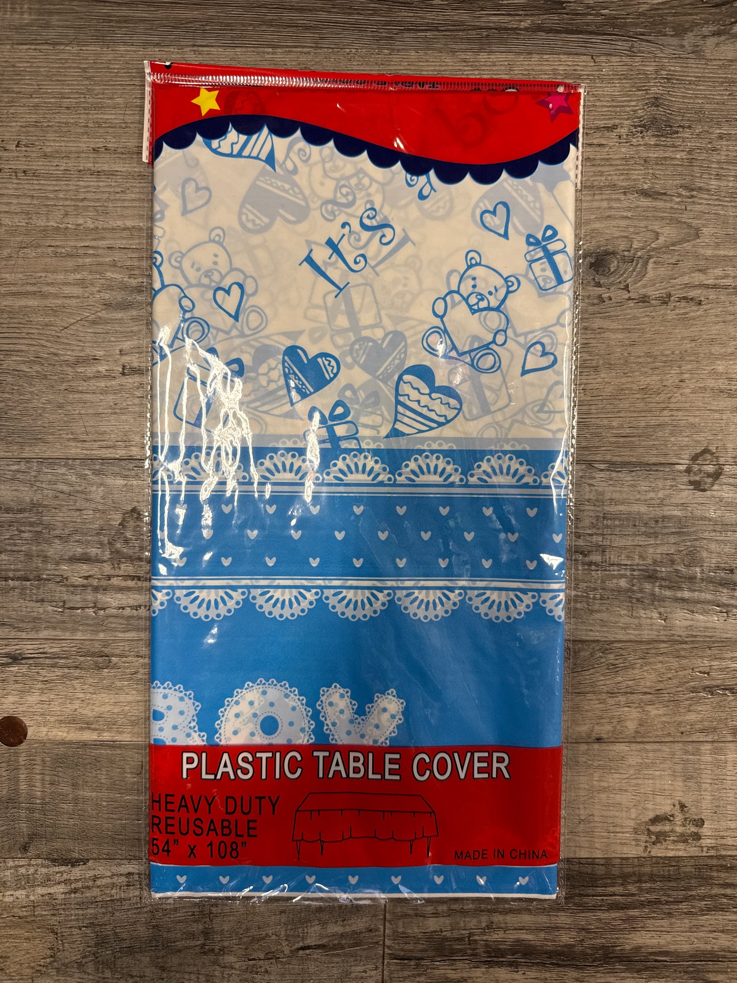 Blue Shower Themed Light Table Cloth Variety Designb