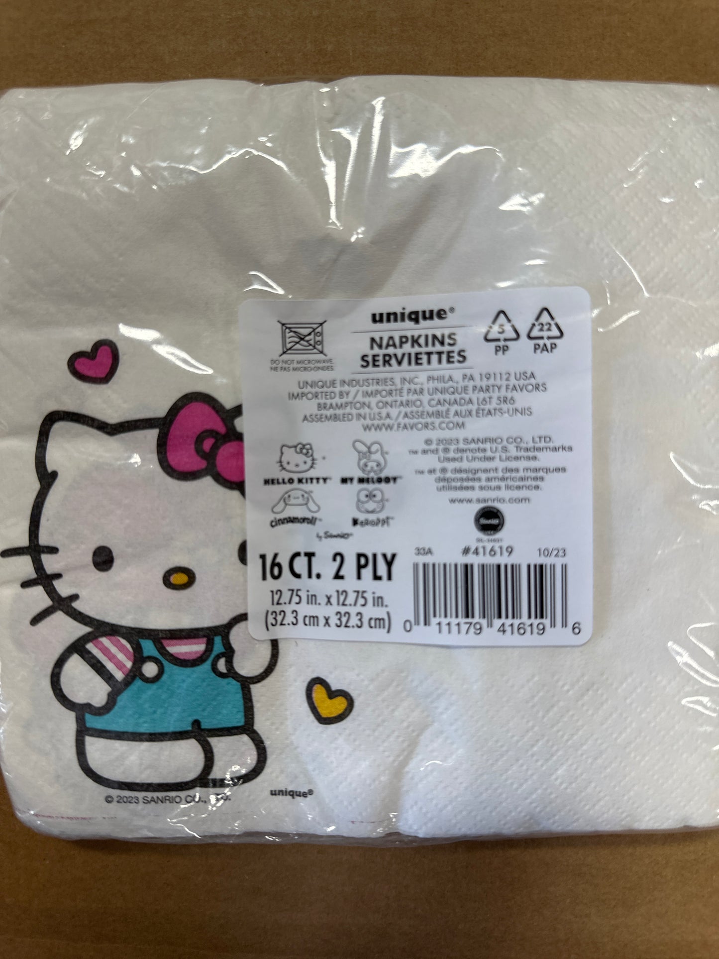 Hello Kitty & Friends napkins