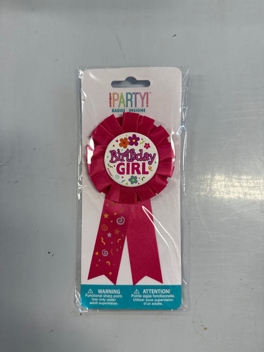 Birthday Girl Button
