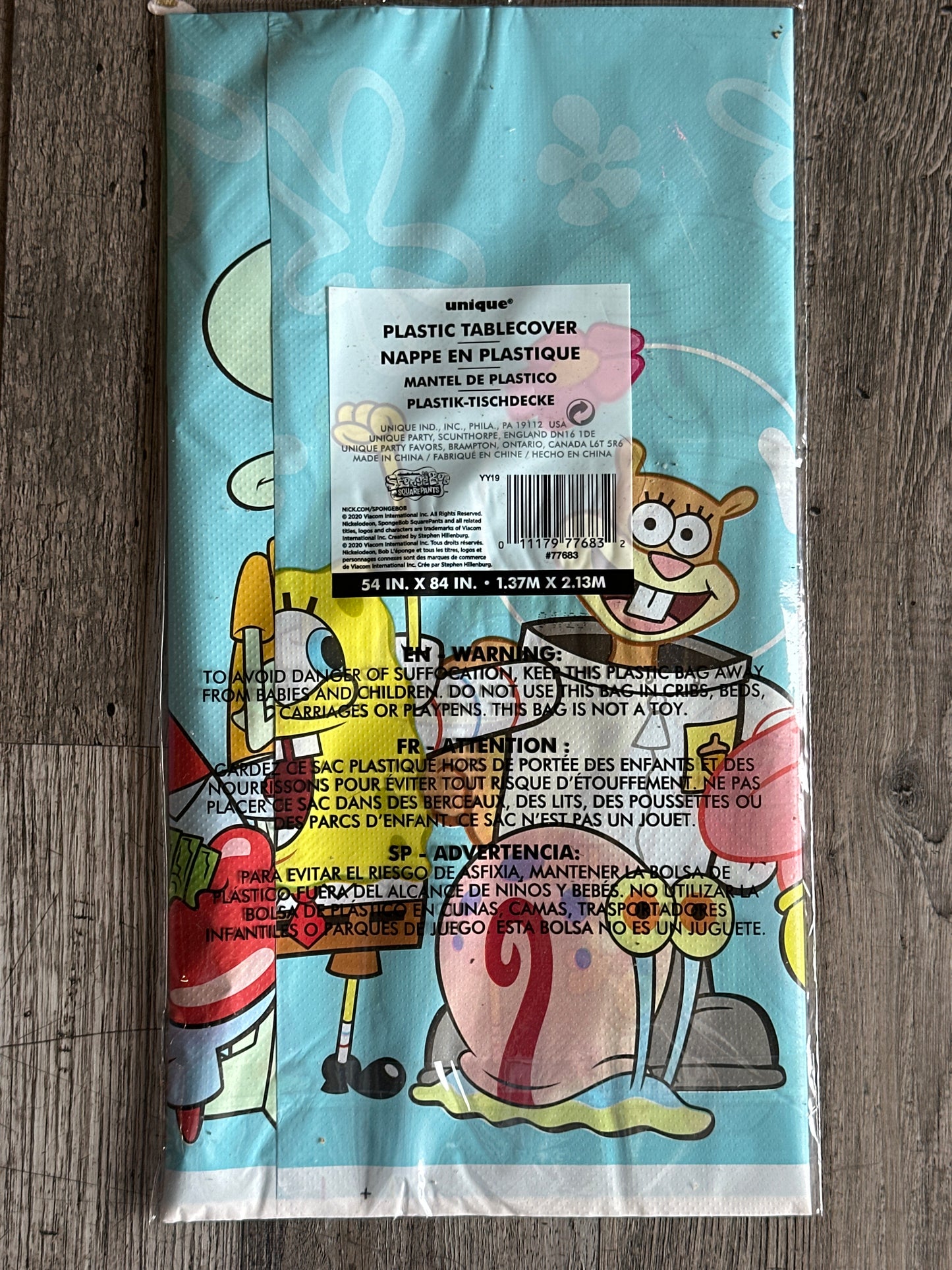 SpongeBob table covers