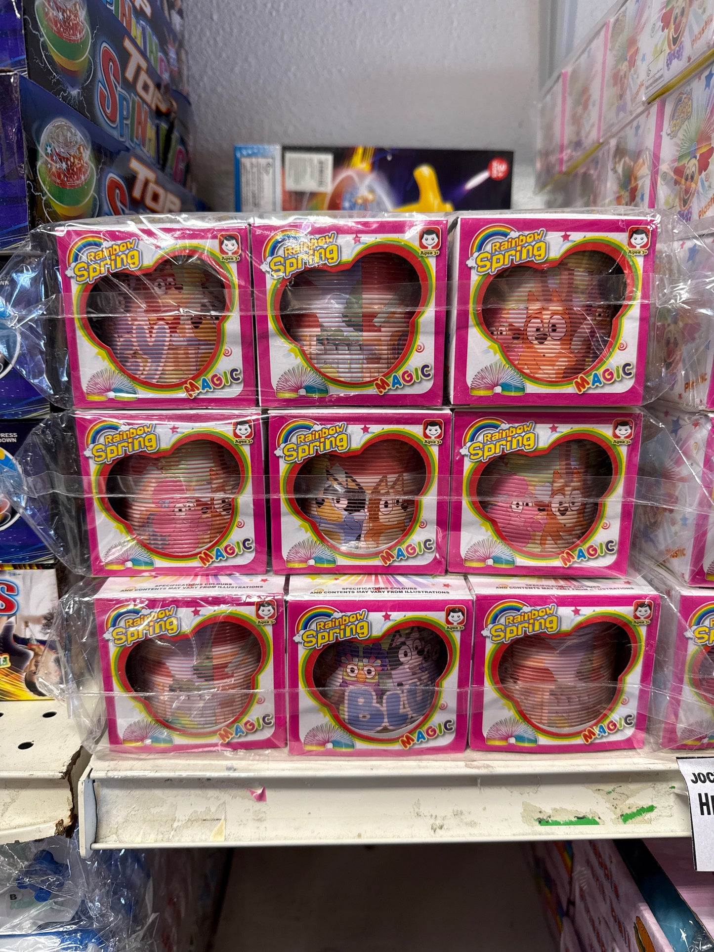 Bluey Inspired Slinky 12 pk