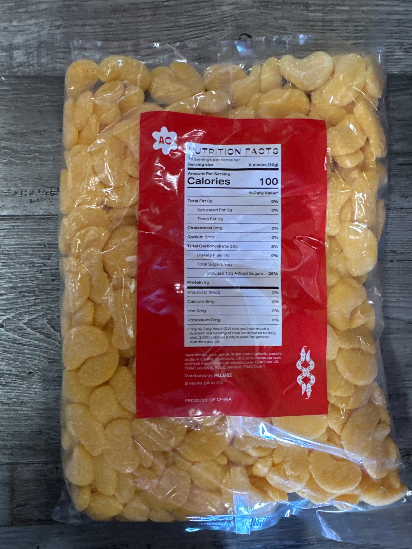 5lbs Mango Gummy Slices