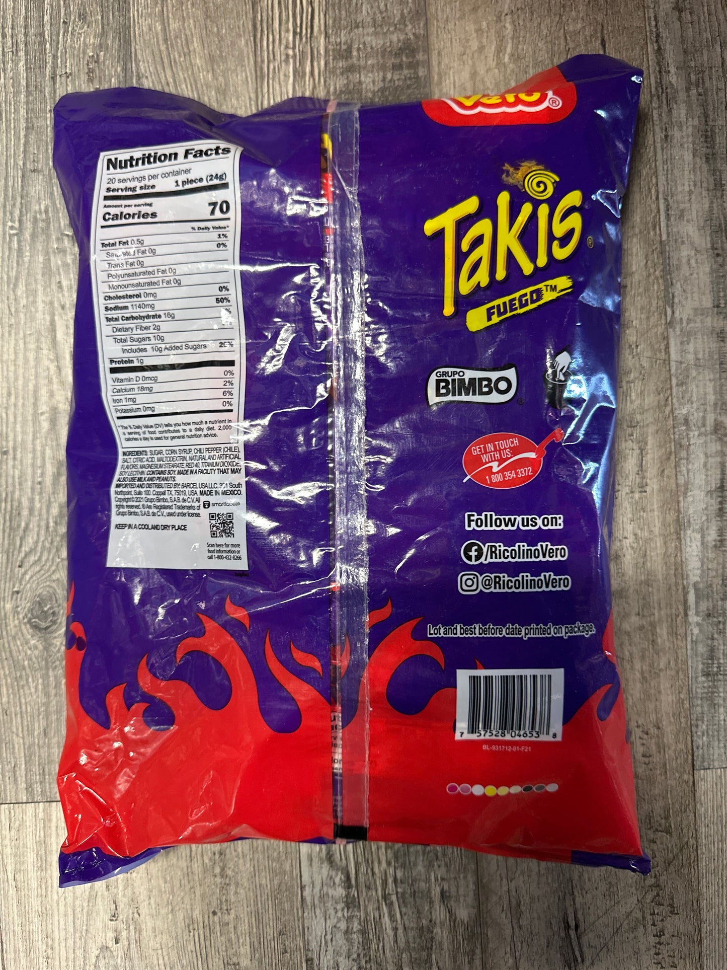 Takis Lolipop 20 Pieces