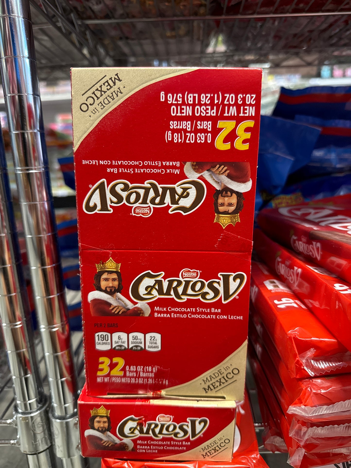 Carlos V Milk Chocolate 32 pk