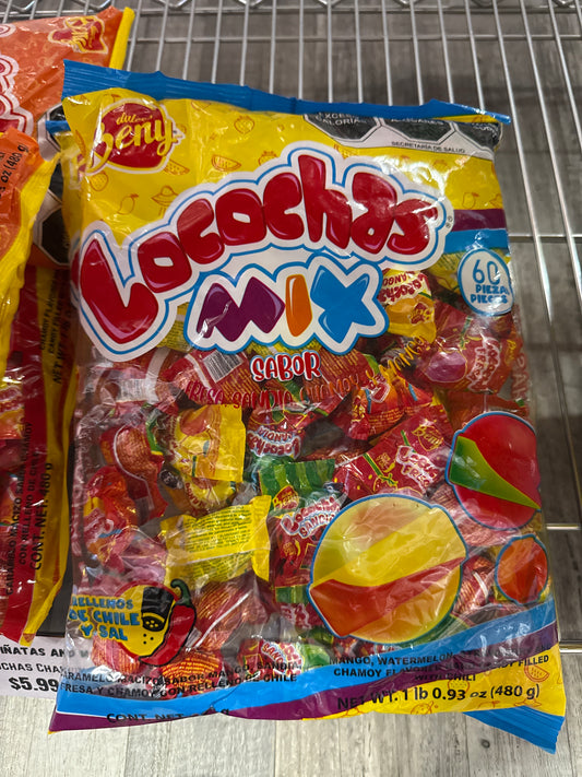 Locochas Mix 60 pzas Fruit Flavors