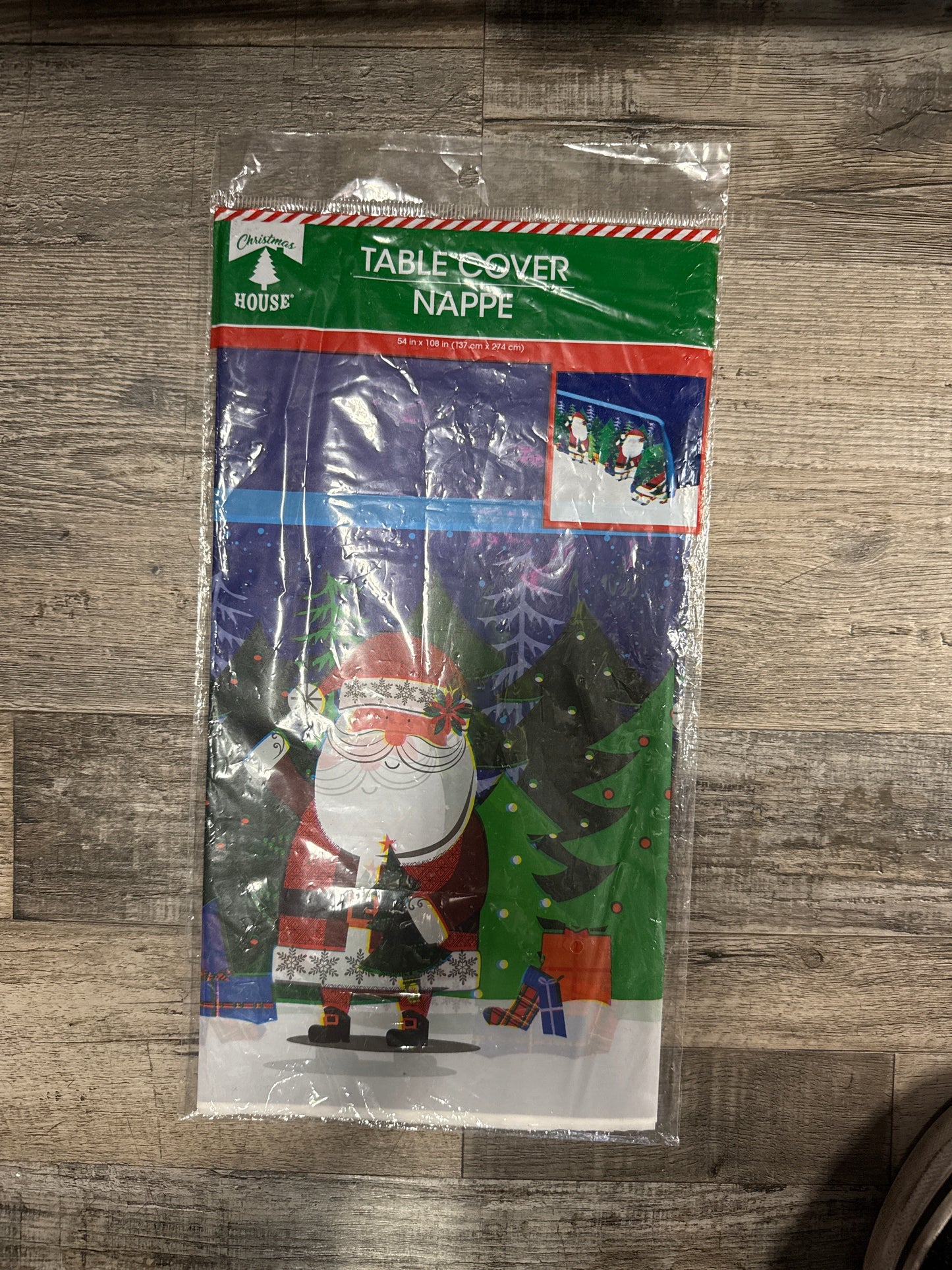 Chrisfmas Themed Light Table Cloth Variety Designb