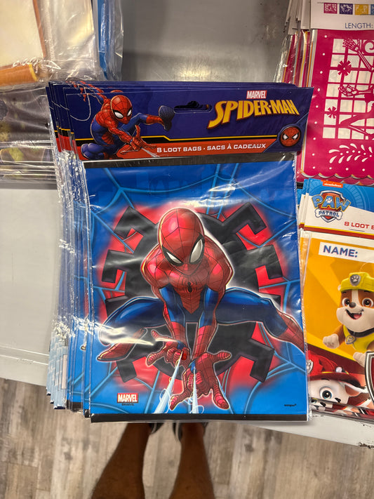Spider-Man Loot Bags