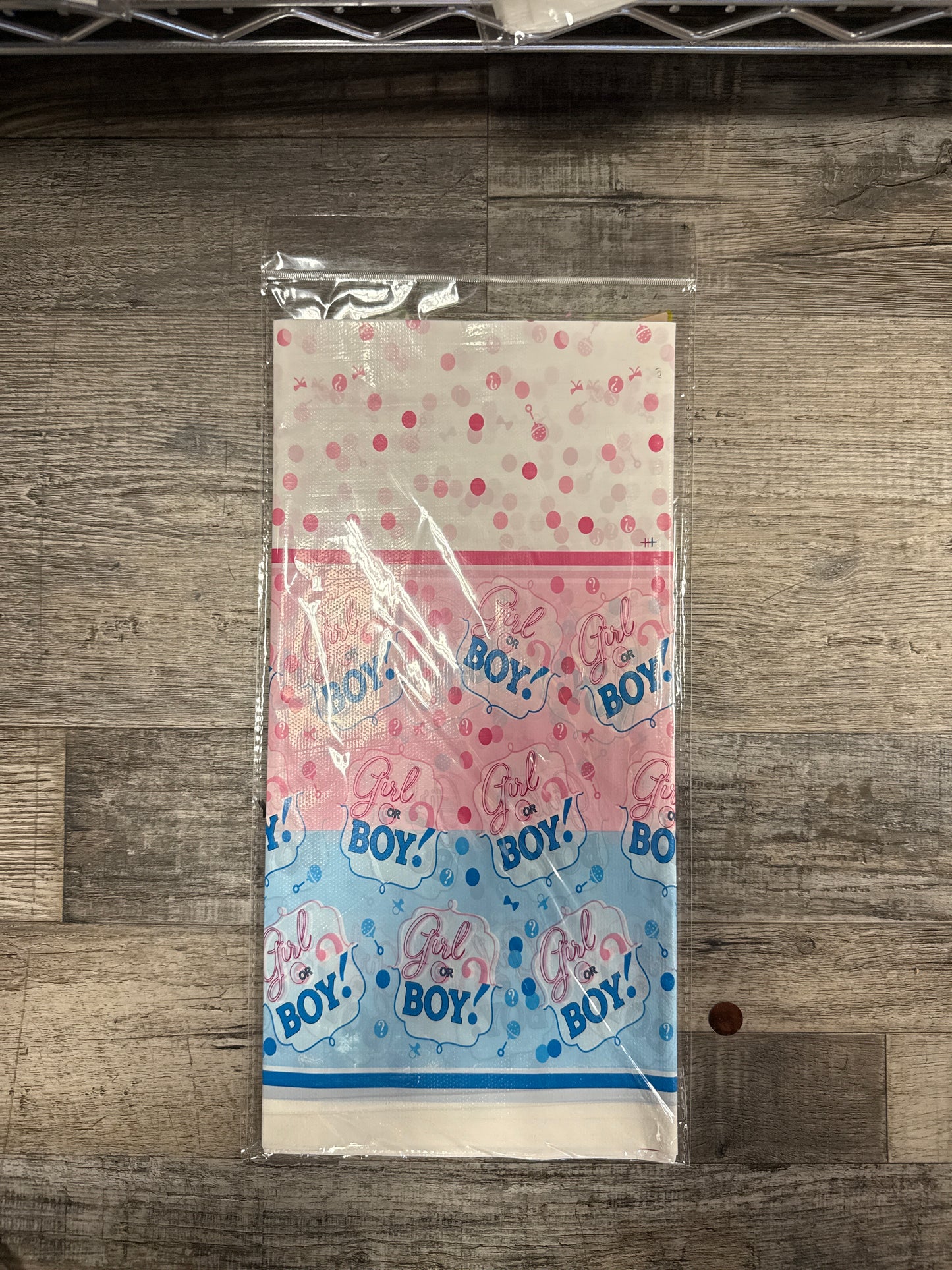 Bay Shower Themed Light Table Cloth Variety Designb