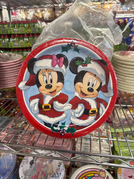 Mickey Christmas Dessert Plates