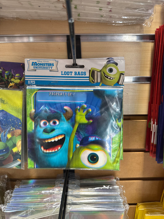 Monsters Inc Loot Bag 8 ok