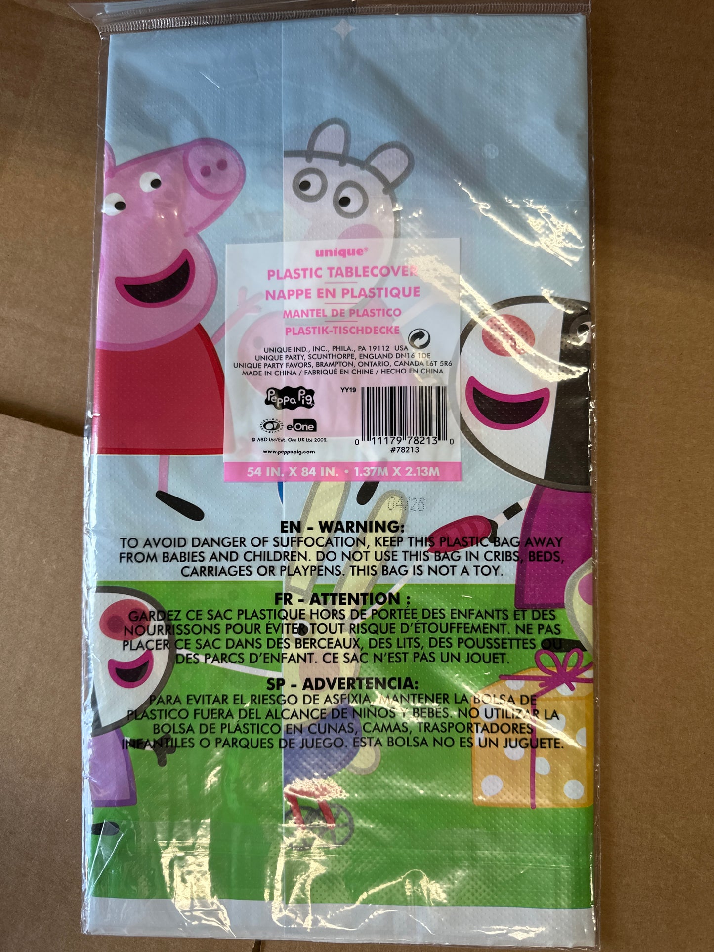 Peppa Pig table covers