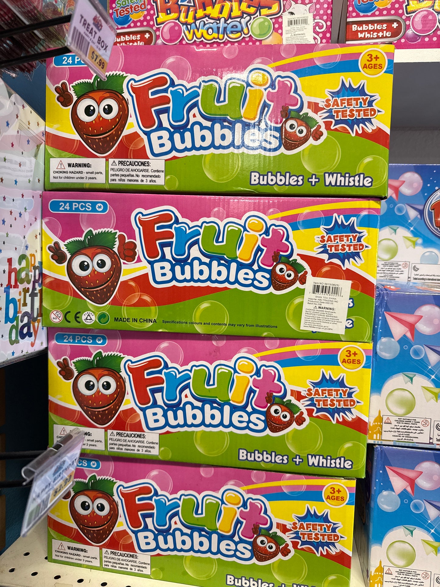 Fruit Bubbles 24 pk