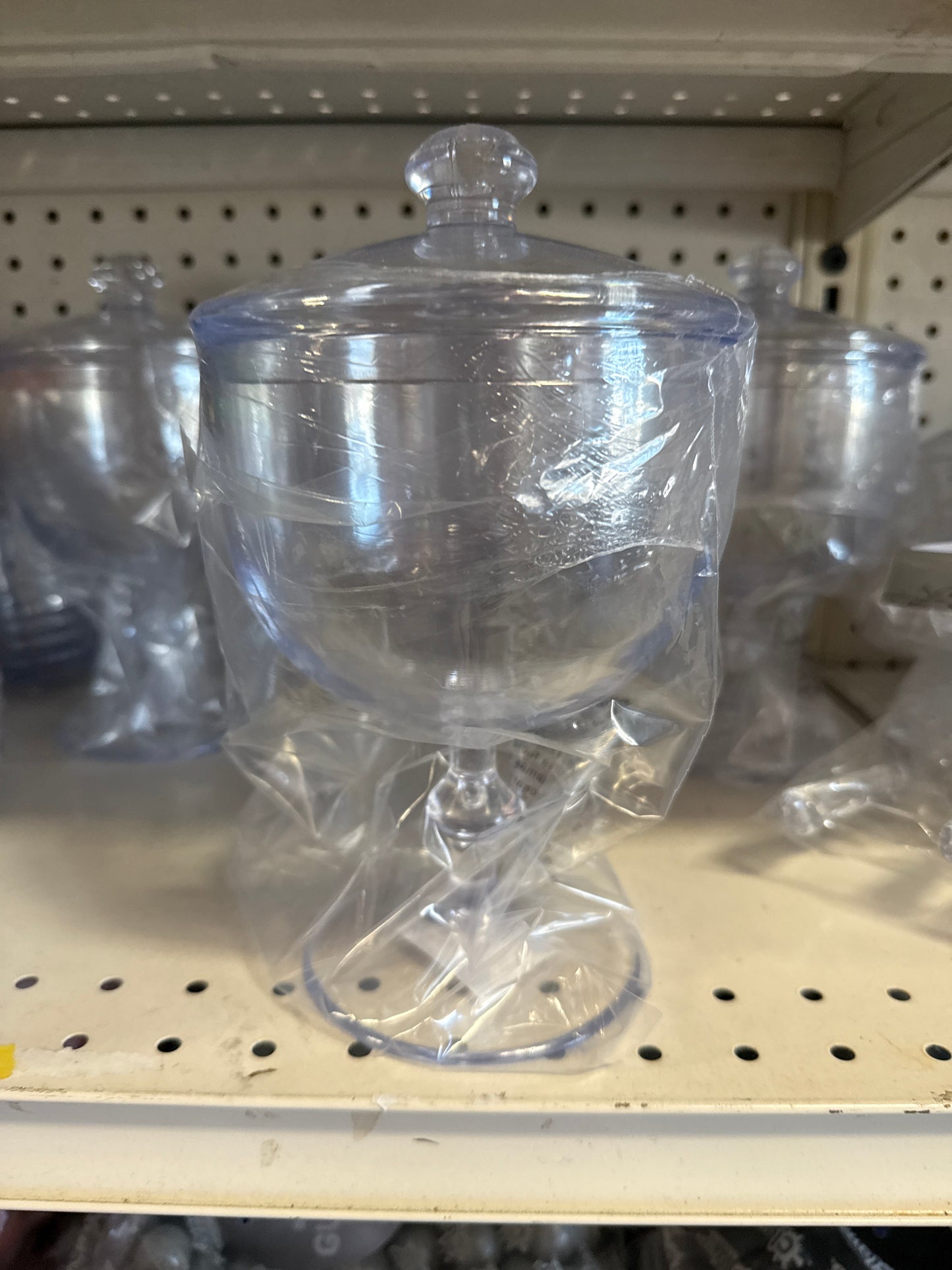 Medium Plastic Candy Jar with Lid