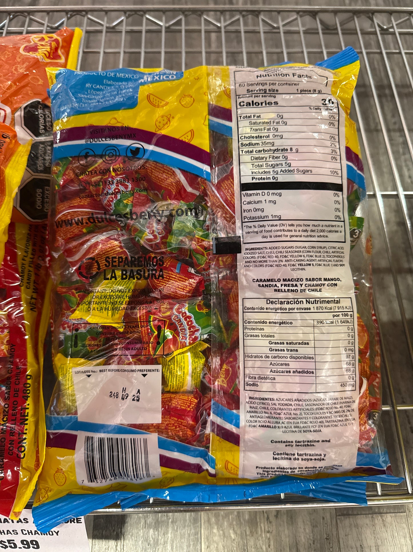 Locochas Mix 60 pzas Fruit Flavors