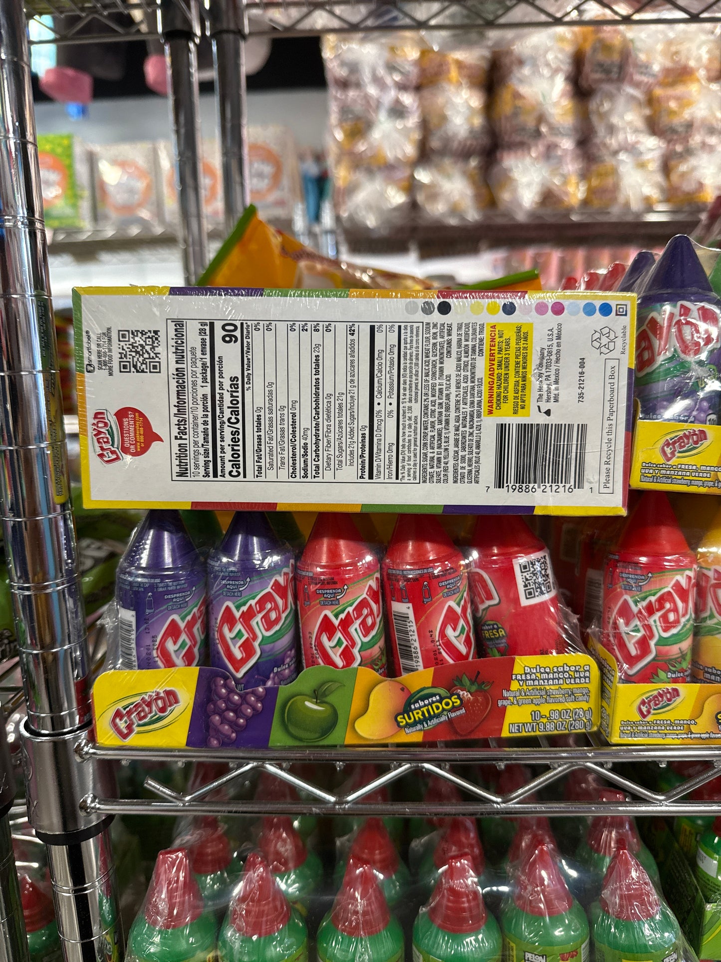 Crayon Sabores Surtidos 10 pack