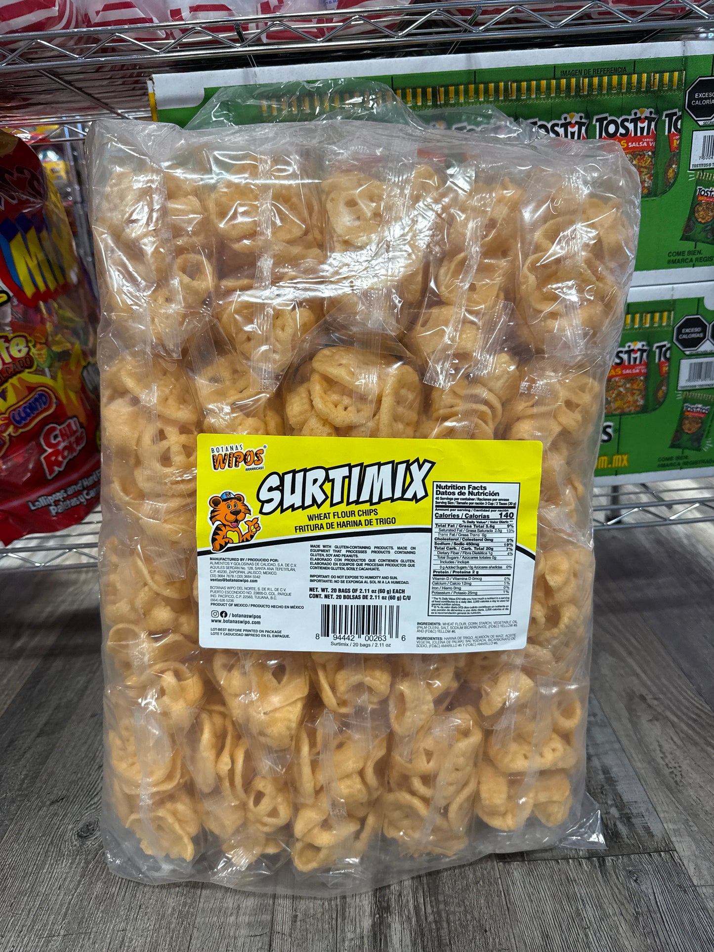 Surtimix Whest Flour Chips 20 Pack