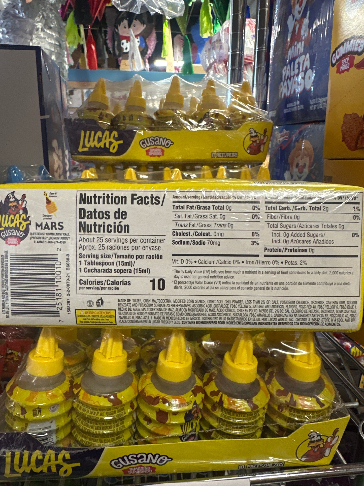 Lucas Gusano Tamarindo 10pk
