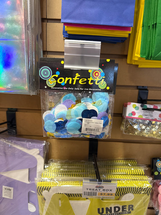 Small Blue Confetti