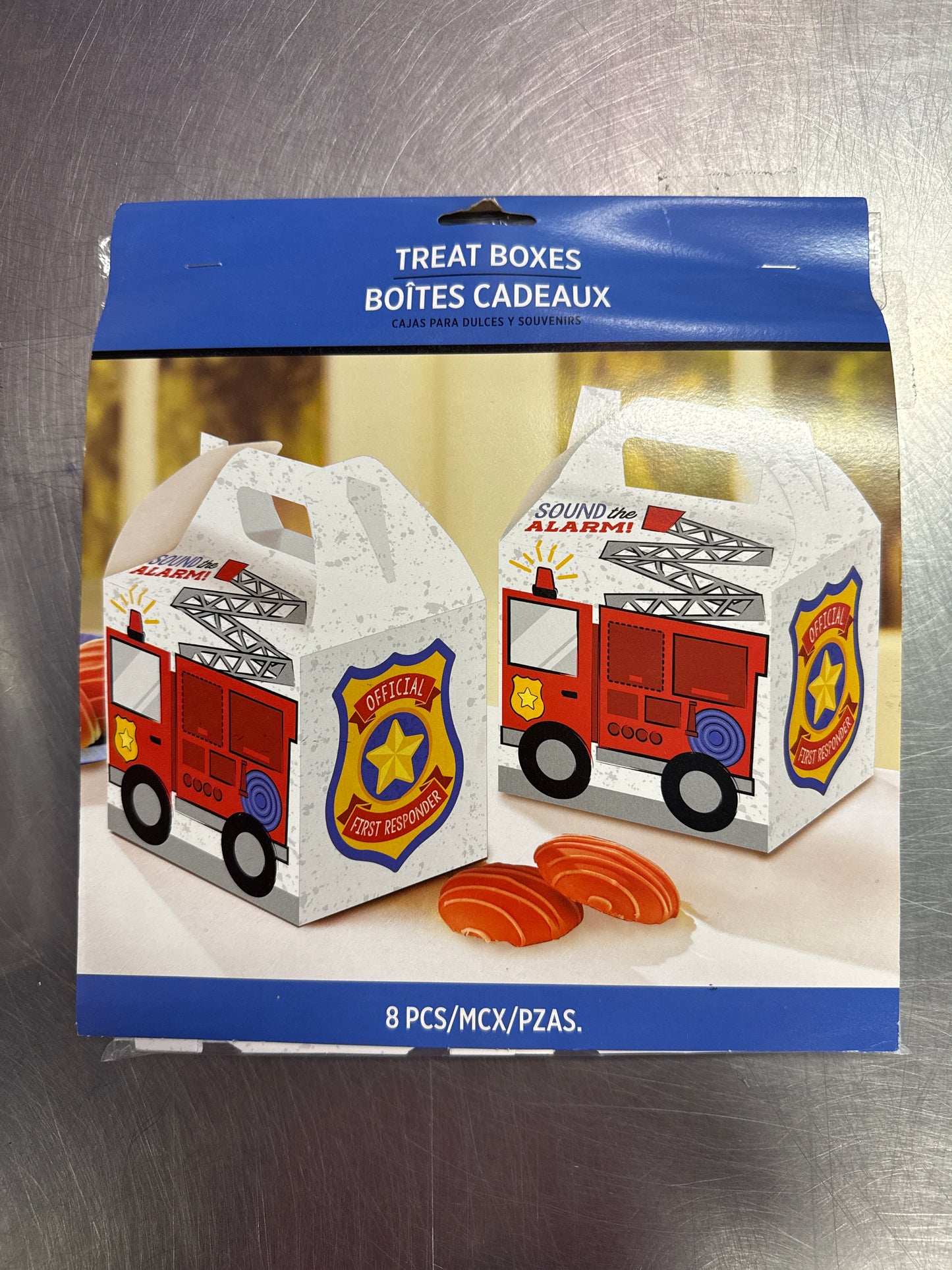 Fire Truck Treat Boxes 8 pk