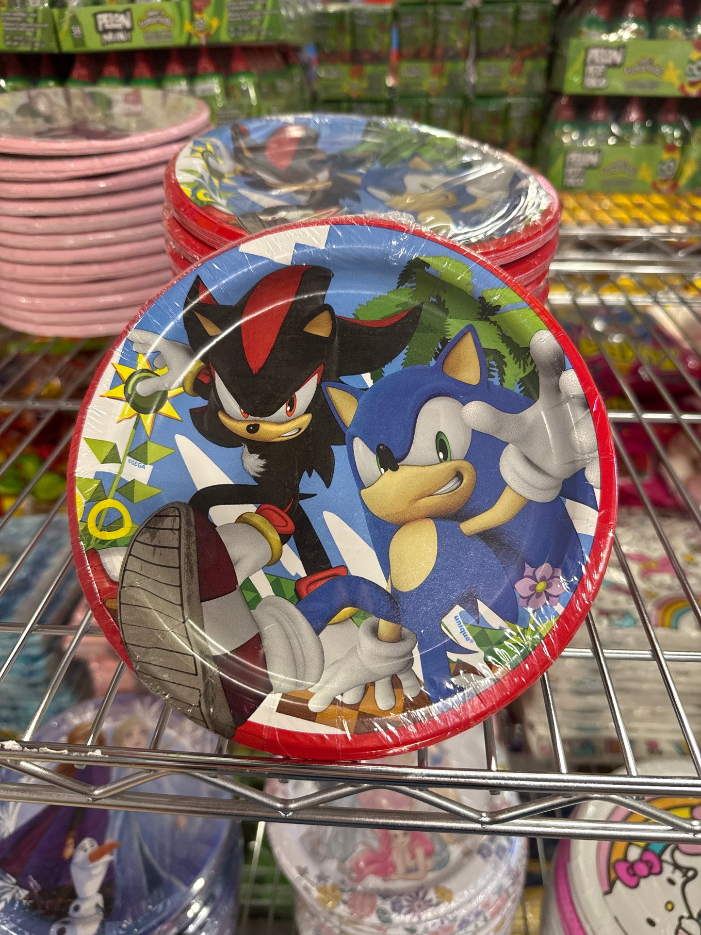 Sonic Dessert Plates