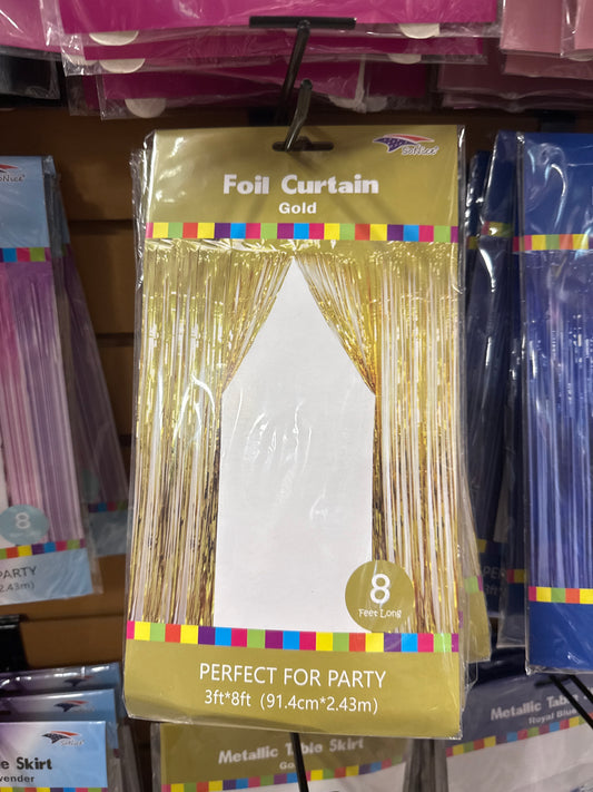 Foil Curtain - Gold