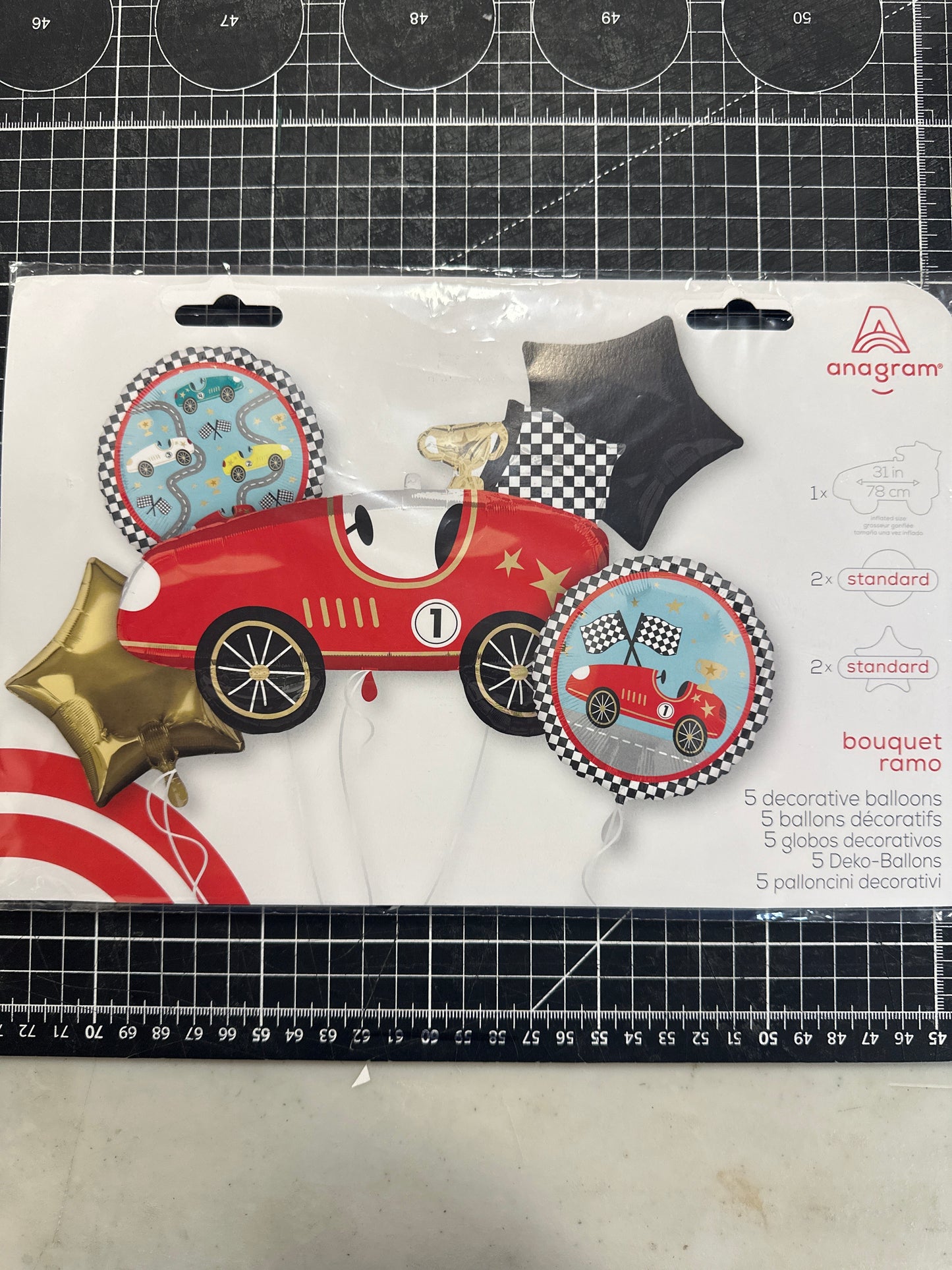Race car Balloon BQT