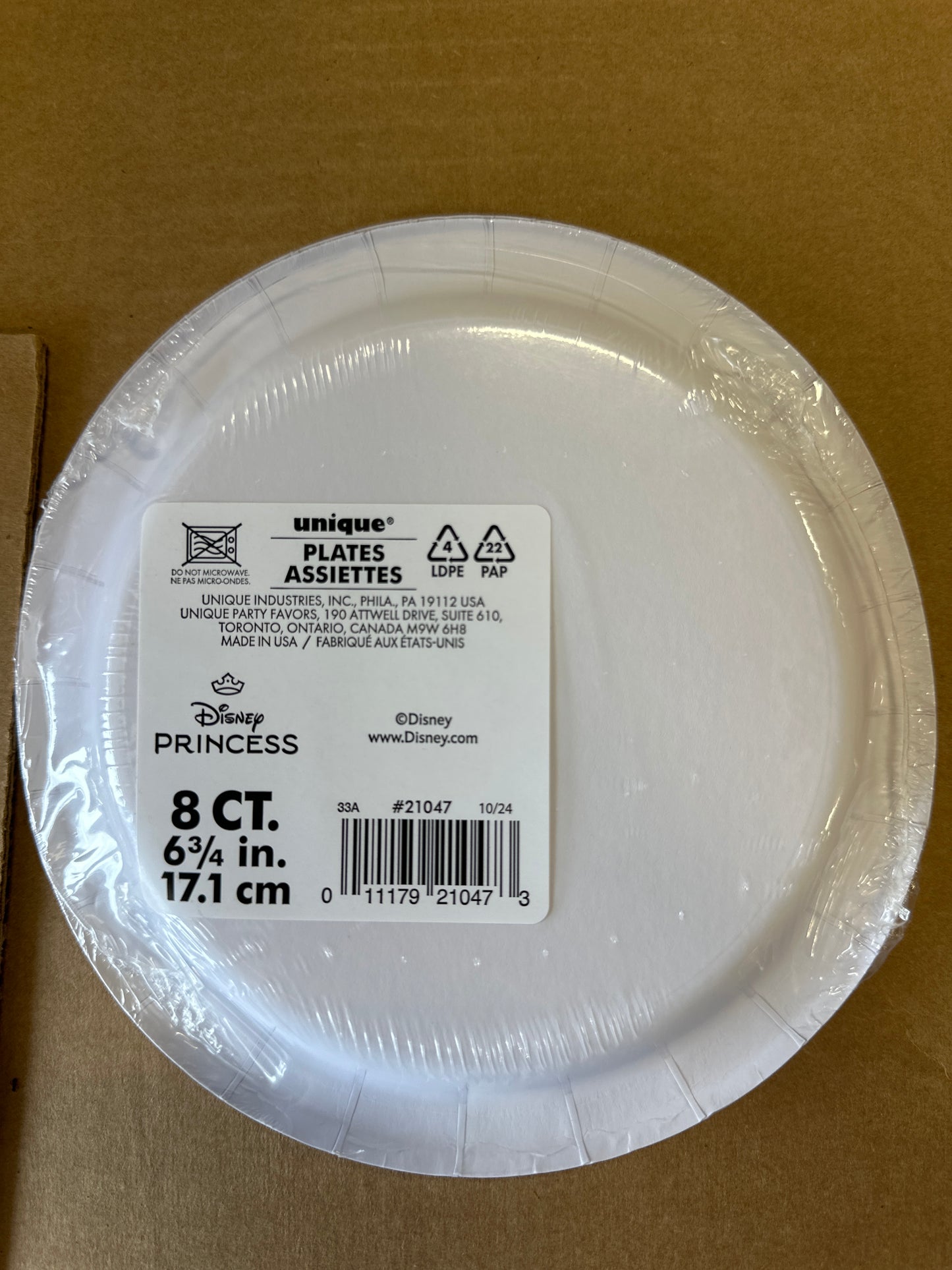 Disney Princess dessert plates