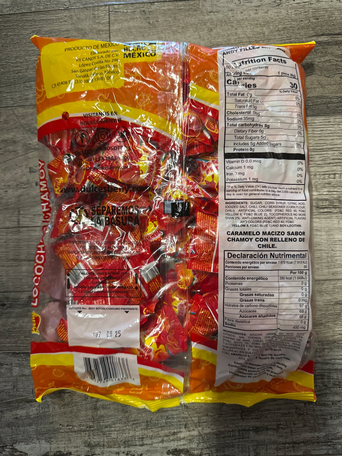 Beny Locochas Chamoy