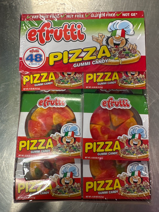 Efrutti Gummy Pizza 48 pk