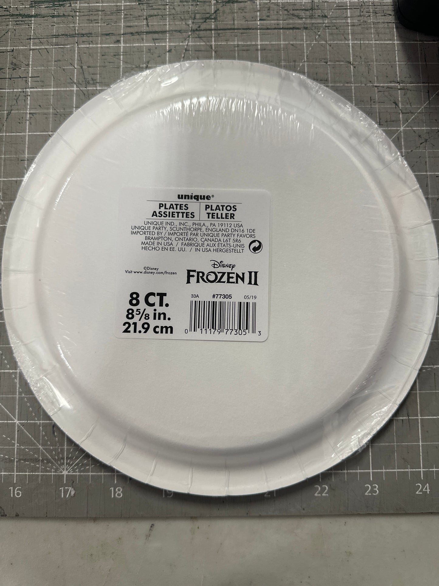 Large Frozen Plates