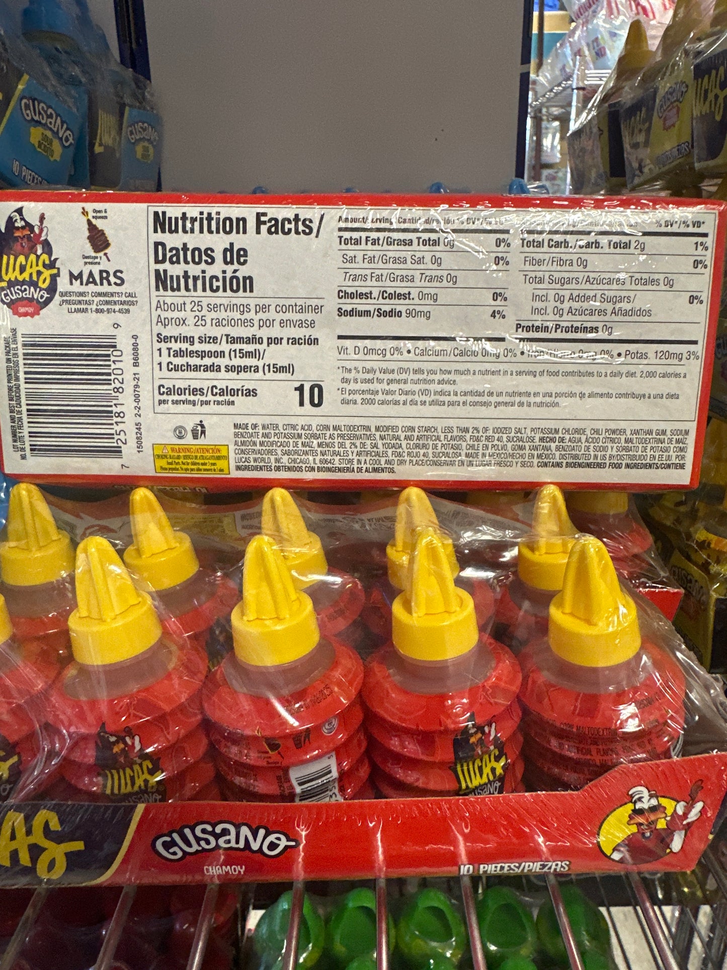 Lucas Gusano Chamoy 10pk