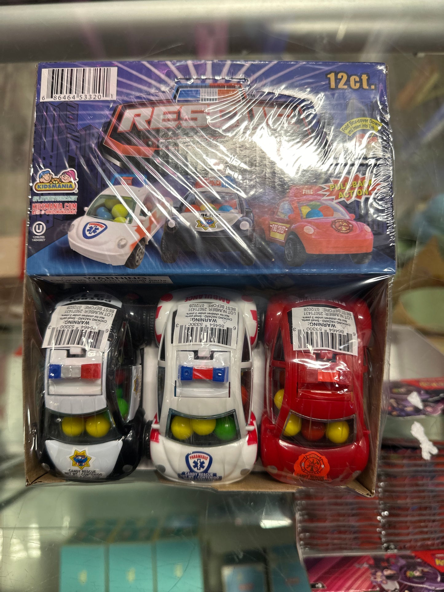 Rescue candy filled cars