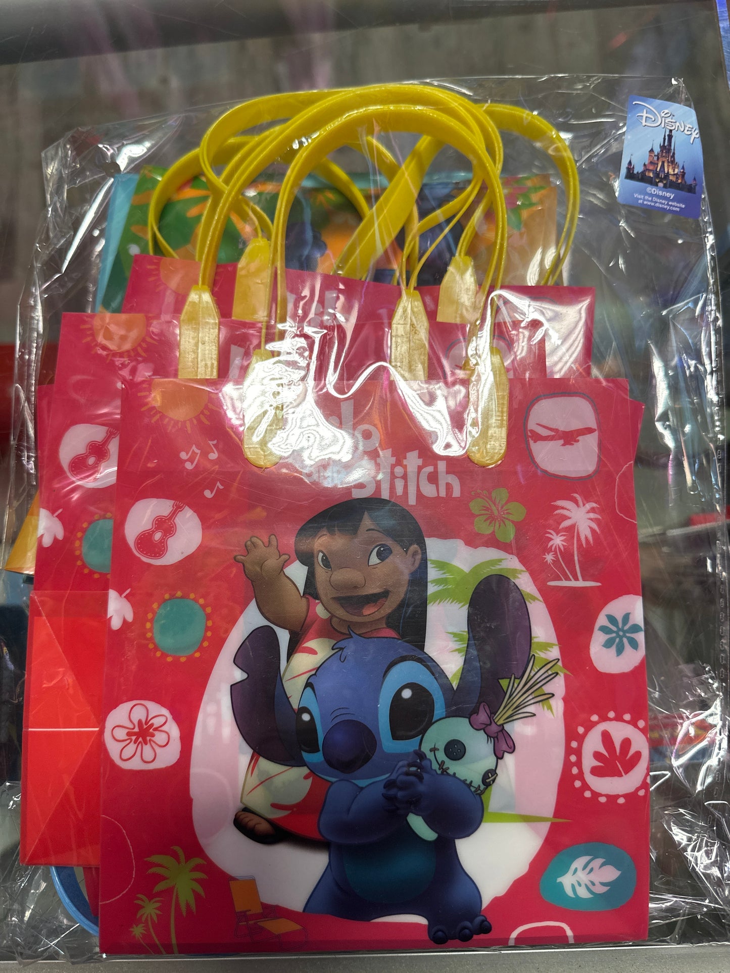 Lilo and Stitch Plastic Bags 12 Pack
