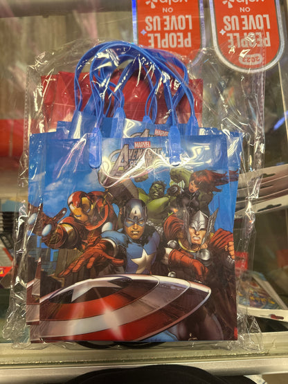 Avengers plastic bags 12 pack