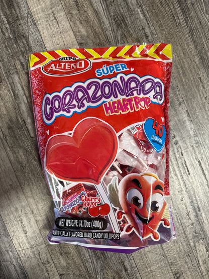 Super Corazonada Heartpop Cherry Flavor 40pk