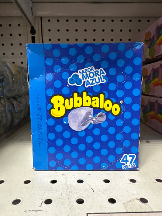 Bubbaloo Blue Flavor 47 Pieces