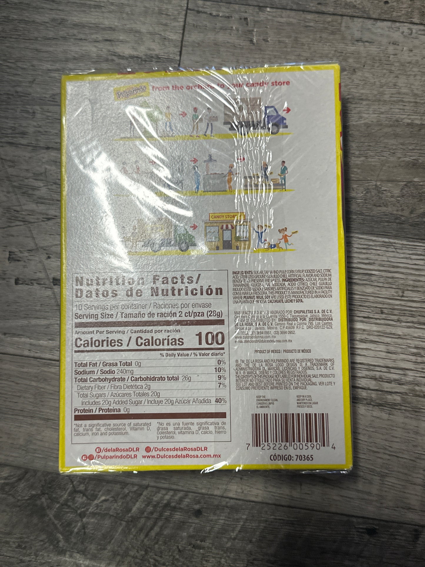 Chamoy Pulparindo 20 pieces