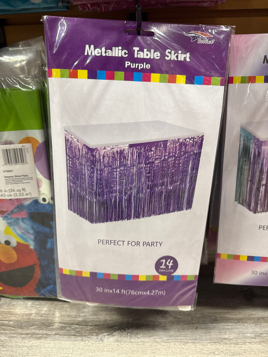 Purple Foil Skirt