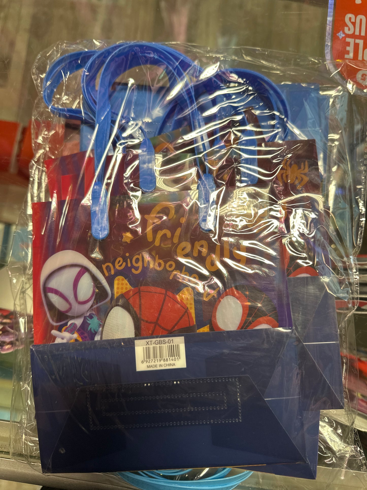 Spidey and Friends Plastic Bags 12 pack