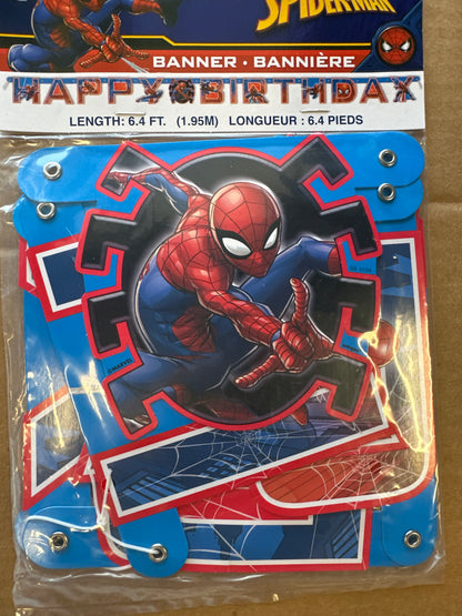 Spiderman HBD banner