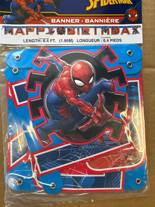 Spiderman HBD banner