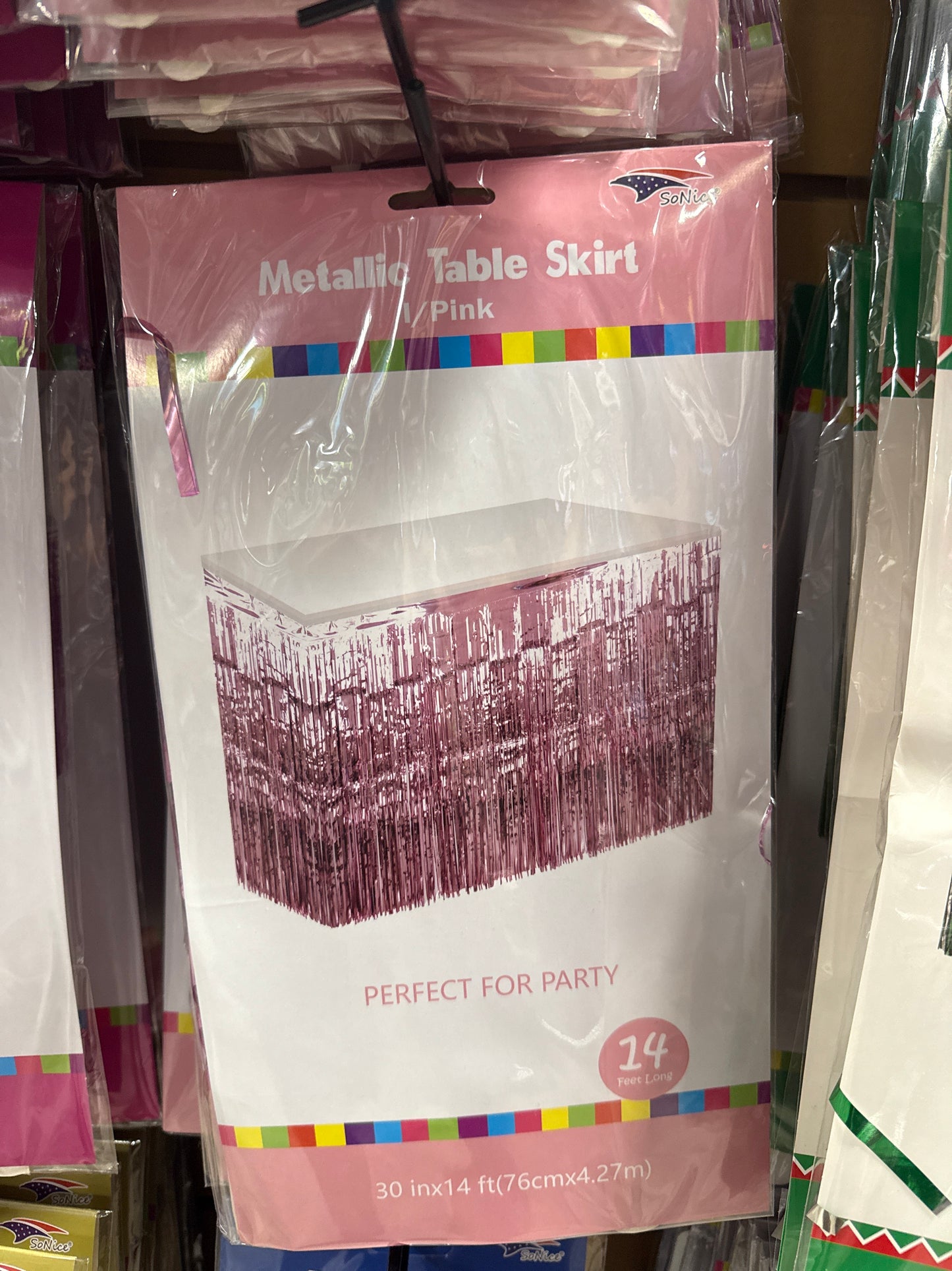 Pink Foil Skirt