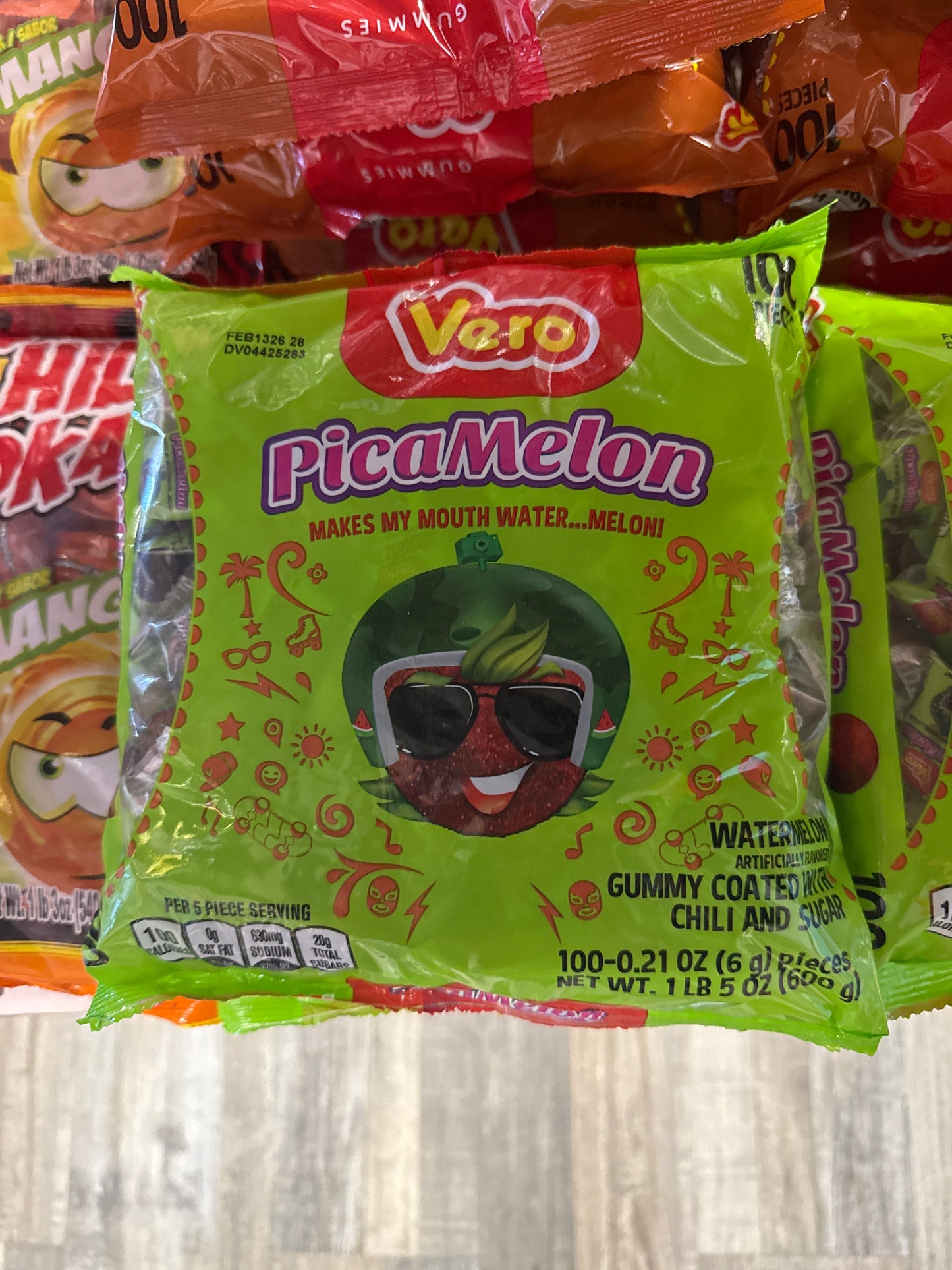 Vero PicaMelon Gummy Candy 100pk