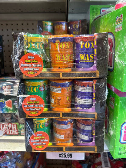 Toxic Waste Sour Candy 16 pk