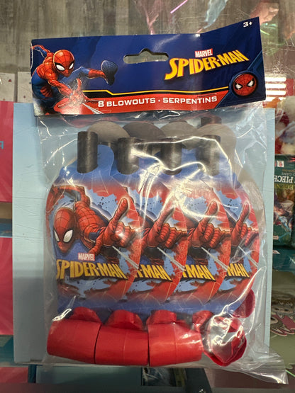 Spiderman blowouts
