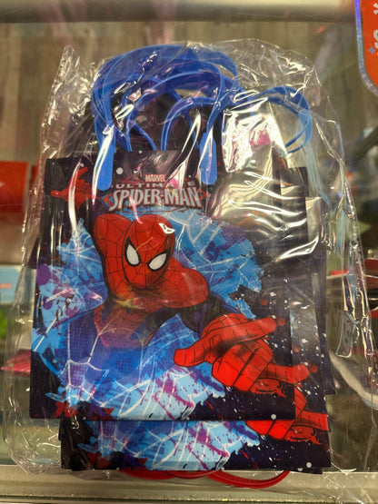 Spiderman plastic bags 12 pack
