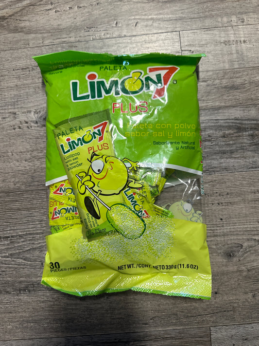 Lemon 7 Plus Lolipop 30 Pieces