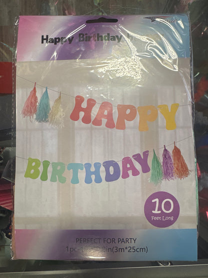 Rainbow HBD Banner